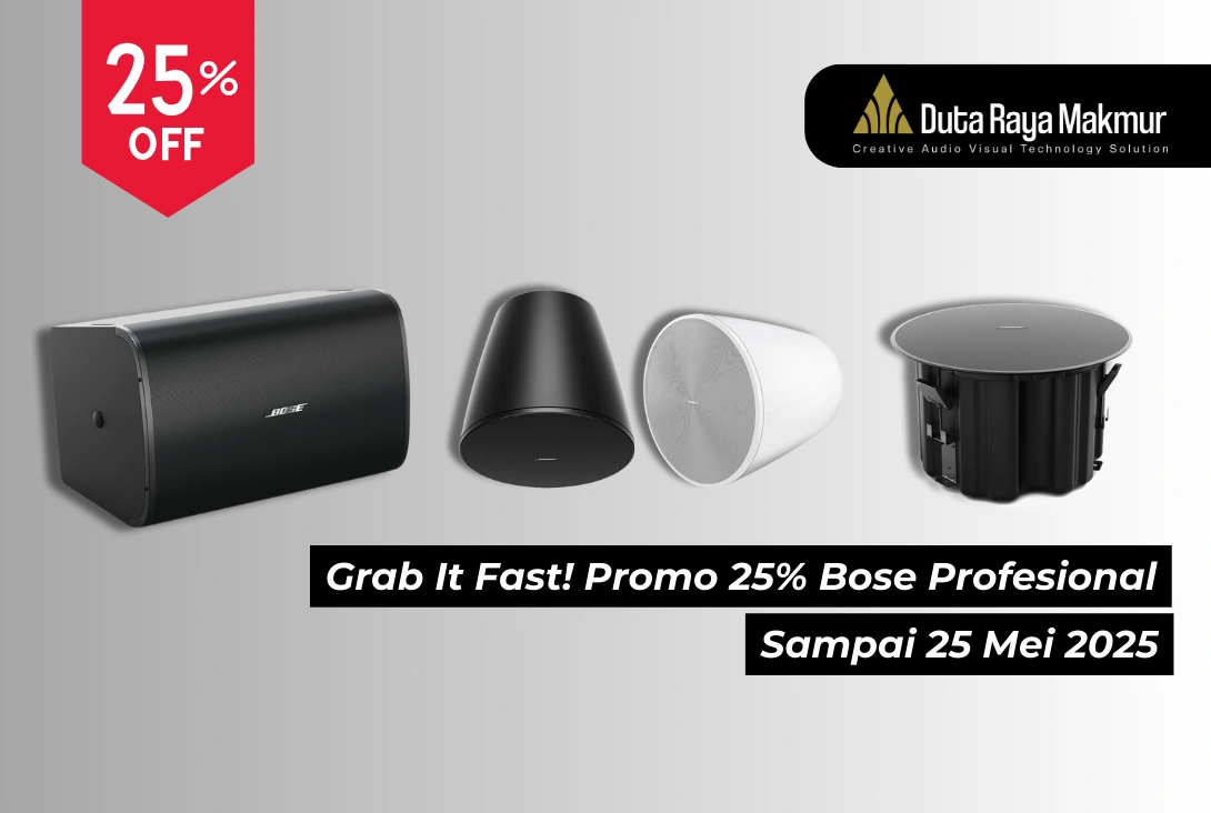Grab It Fast! Promo 25% Bose Profesional Sampai 25 Mei 2025