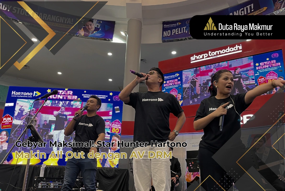 Gebyar Maksimal! Star Hunter Hartono All Out dengan AV DRM