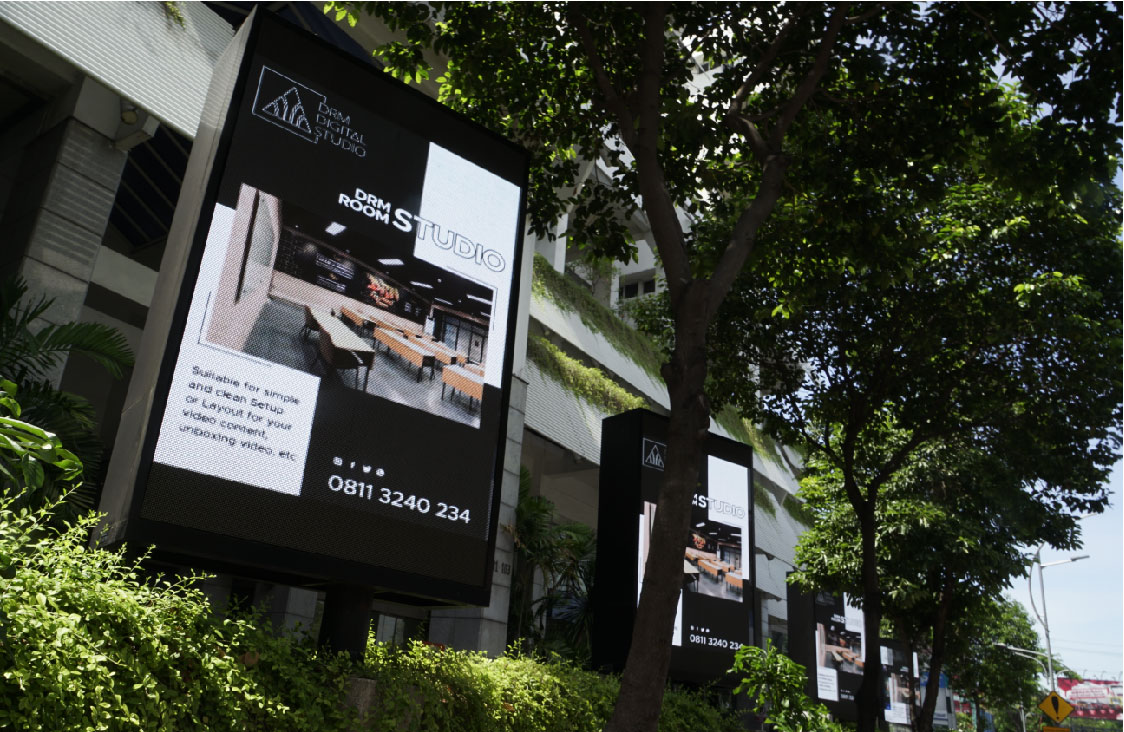 Permanent Instalation, LED Videotron Outdoor - Intiland Tower Surabaya